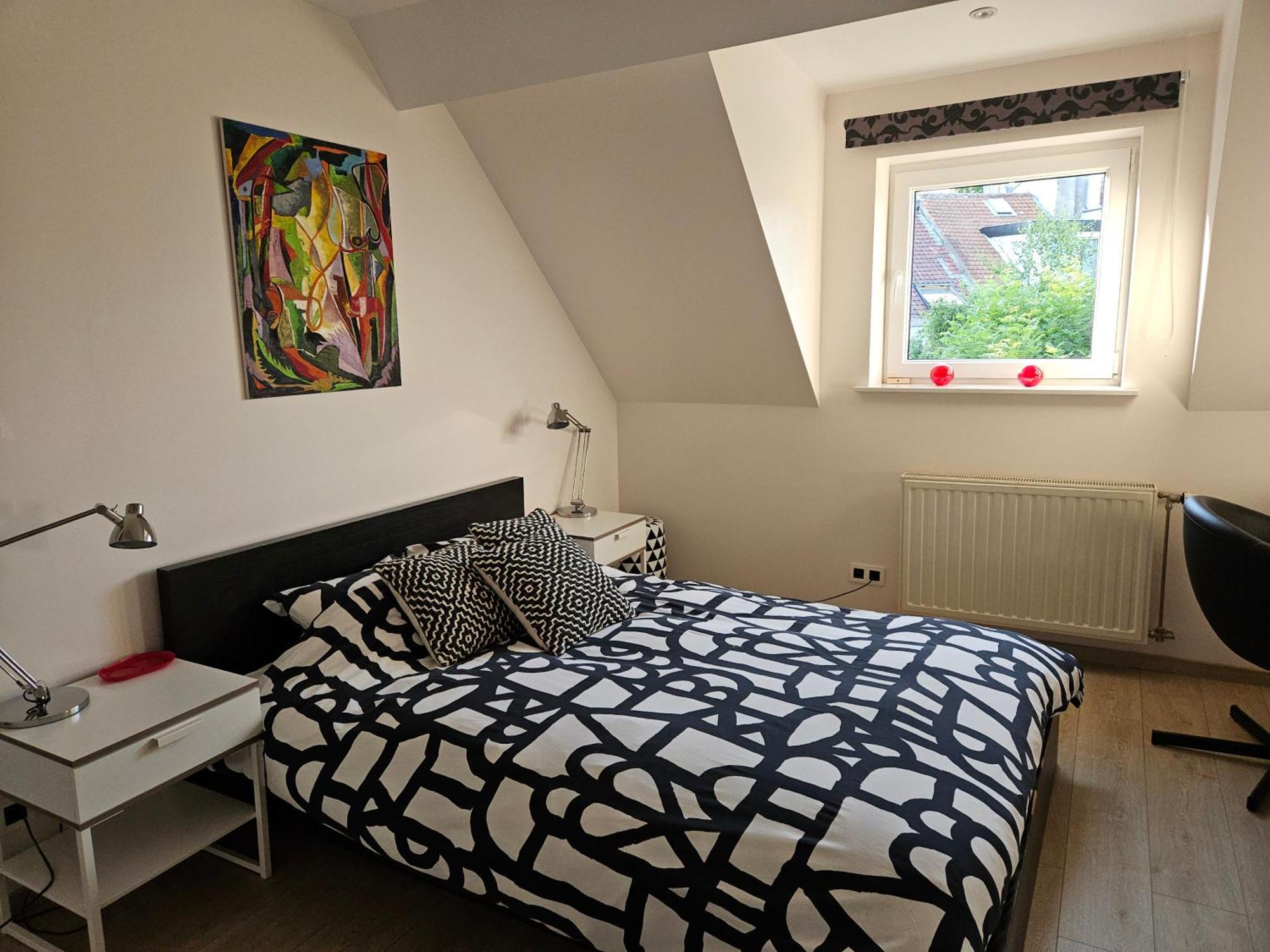 Apartamento Modern Duplex With Garden Bruselas Exterior foto